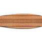 HomeRoots Natural Brown Thin Stripe Surfboard Wall Art
