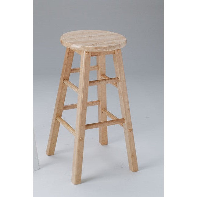 HomeRoots Natural Counter Height Stool In Set Of Two