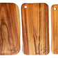 HomeRoots Natural Rounded Rectangle Narrow Anti-Bacterial Cutting Board