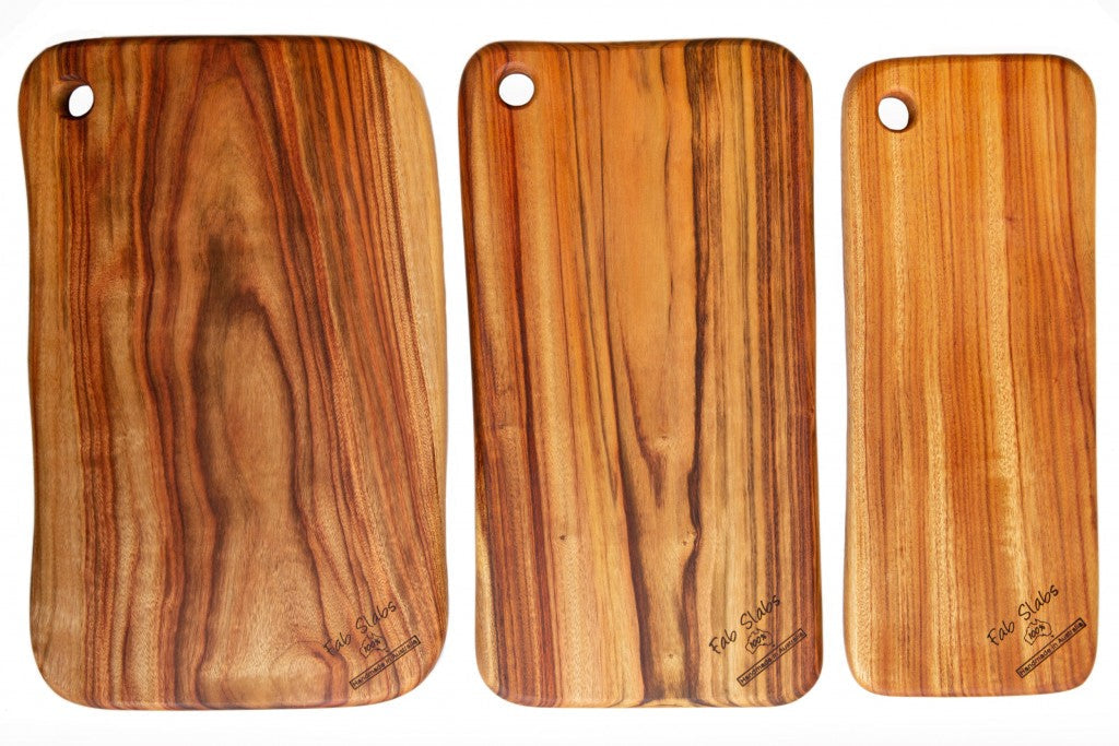 HomeRoots Natural Rounded Rectangle Narrow Anti-Bacterial Cutting Board