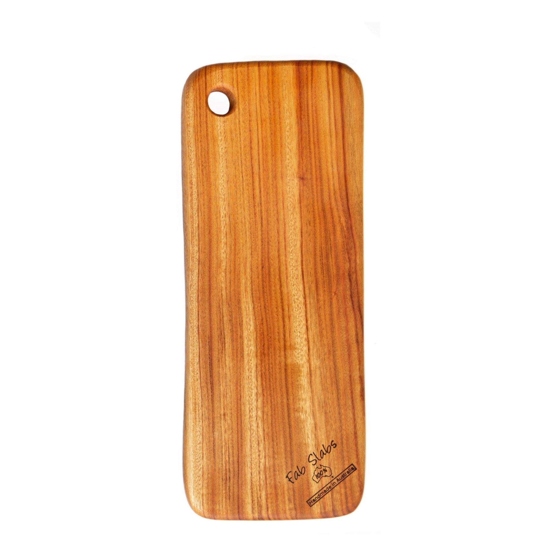 HomeRoots Natural Rounded Rectangle Narrow Anti-Bacterial Cutting Board