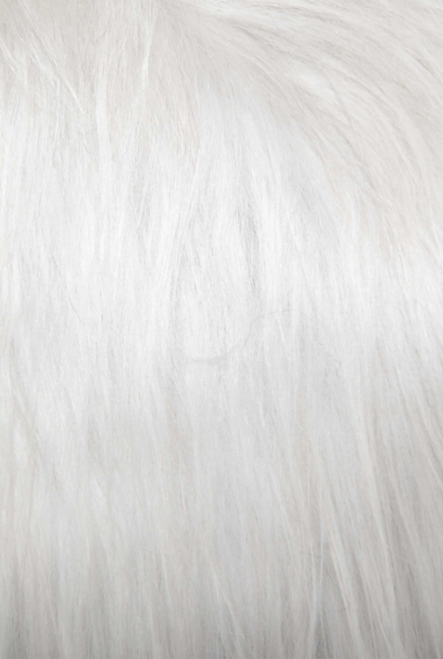 HomeRoots Natural Sheepskin White Square Super Soft Chair Pad