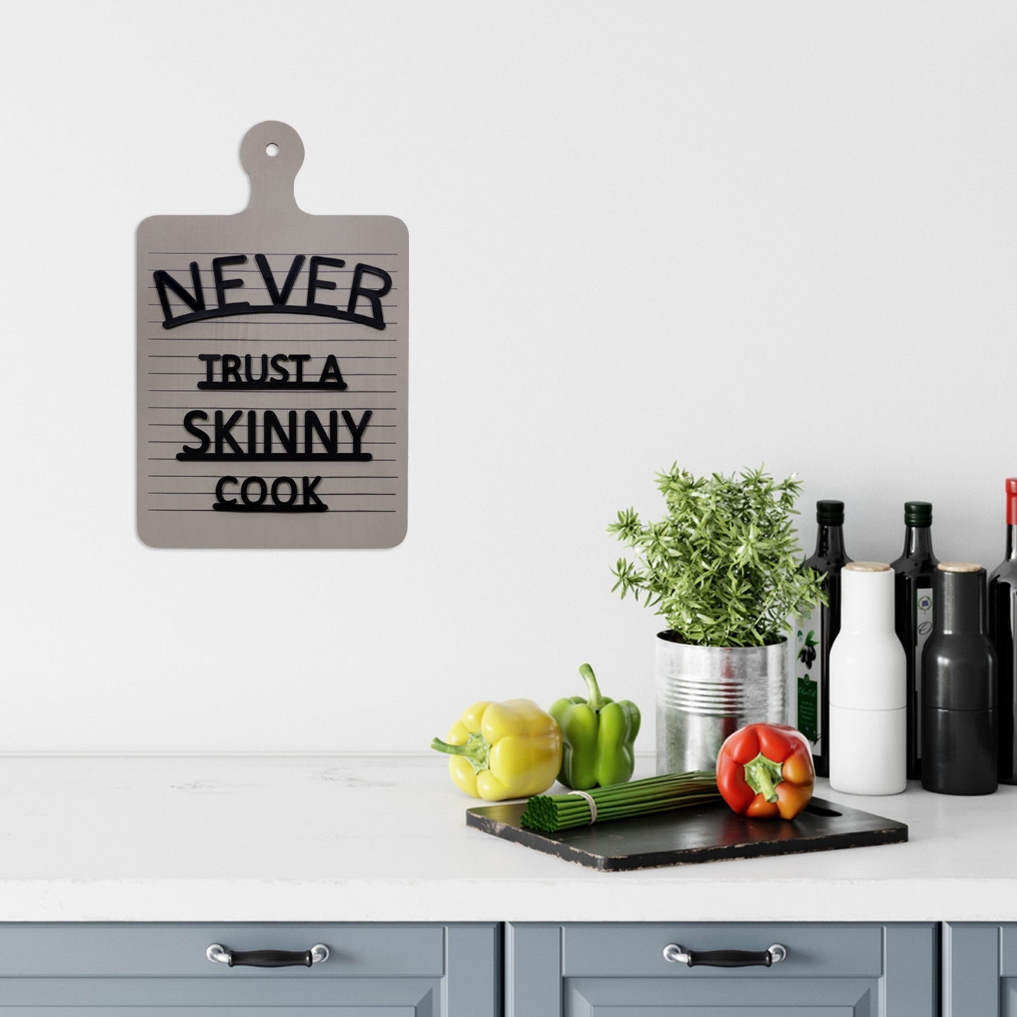 HomeRoots Never Trust A Skinny Cook Wall Art