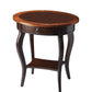 HomeRoots Nouveau Oval Accent Table in Cherry Finish