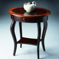 HomeRoots Nouveau Oval Accent Table in Cherry Finish