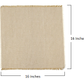 HomeRoots Ochre Stripe Napkins in Set of 8