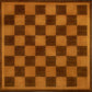 HomeRoots Olive Ash Burl Game Table in Brown Finish