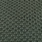 HomeRoots Olive Green Nubby Textured Modern Throw Pillow