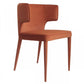 HomeRoots Orange Velvet Wrapped Dining Chair