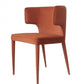 HomeRoots Orange Velvet Wrapped Dining Chair