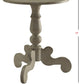 HomeRoots Ornate Slate Gray Wooden Side Table