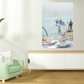 HomeRoots Outdoor Tea Party For Two 3 Giclee Wrap Canvas Wall Art