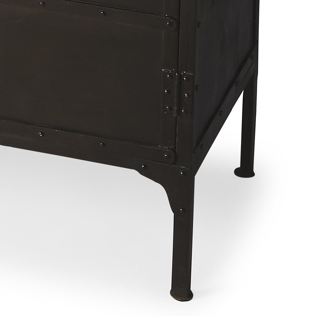 HomeRoots Owen Industrial Chic Console Cabinet