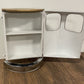 HomeRoots Peace Out Red Retro Nightstand