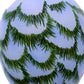 HomeRoots Perched Winter Cardinal Hand Painted Mouth Blown Glass Ornament