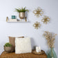 HomeRoots Petite Bronze and Gold Metal Plant Pot