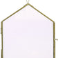 HomeRoots Petite Gold Metal Diamond Hanging Frame