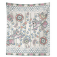 HomeRoots Pink Peacock Duo 80" x 68" Hanging Wall Tapestry