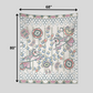 HomeRoots Pink Peacock Duo 80" x 68" Hanging Wall Tapestry