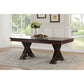 HomeRoots Poplar Dining Table In Espresso Finish