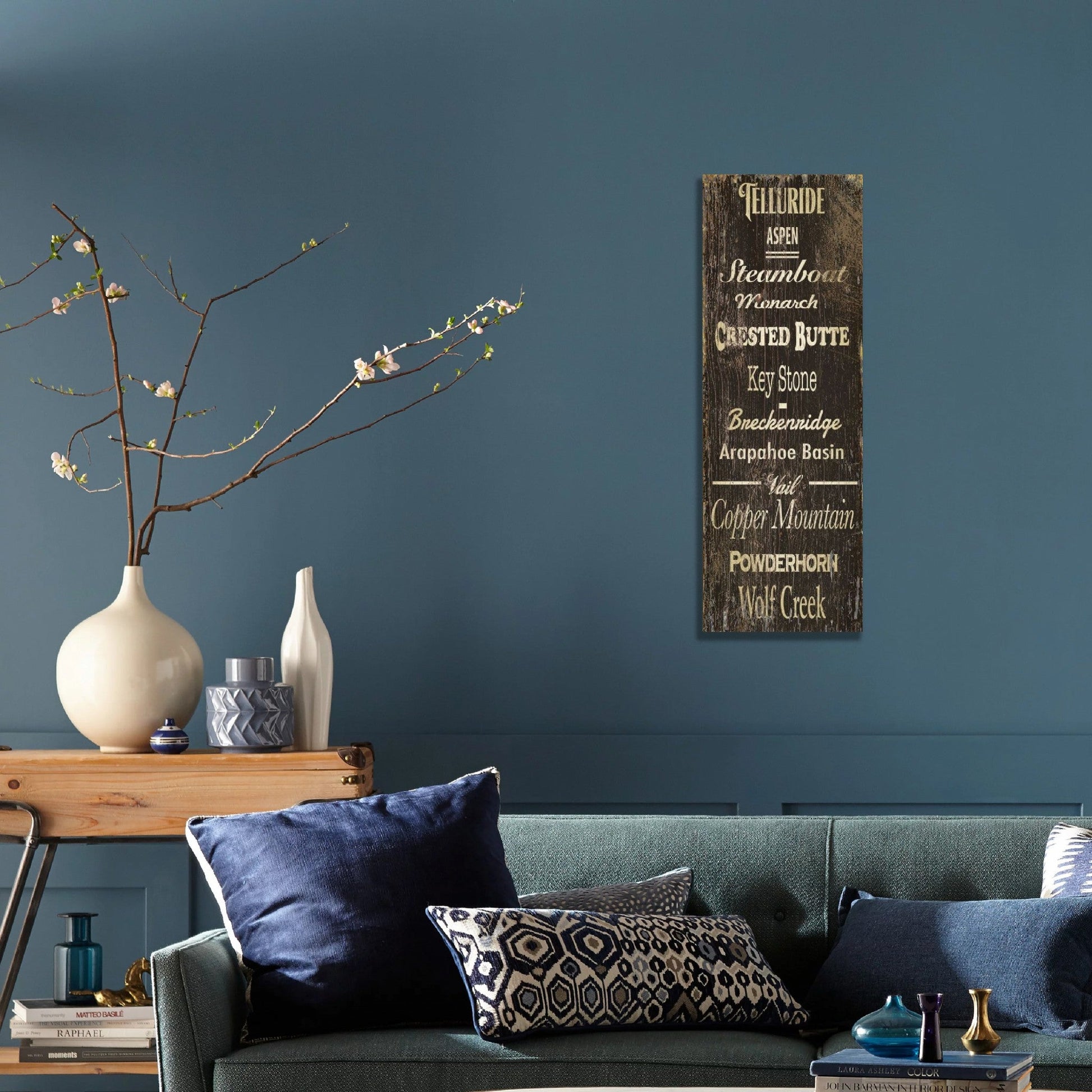 HomeRoots Popular Ski Resorts XL Wall Décor