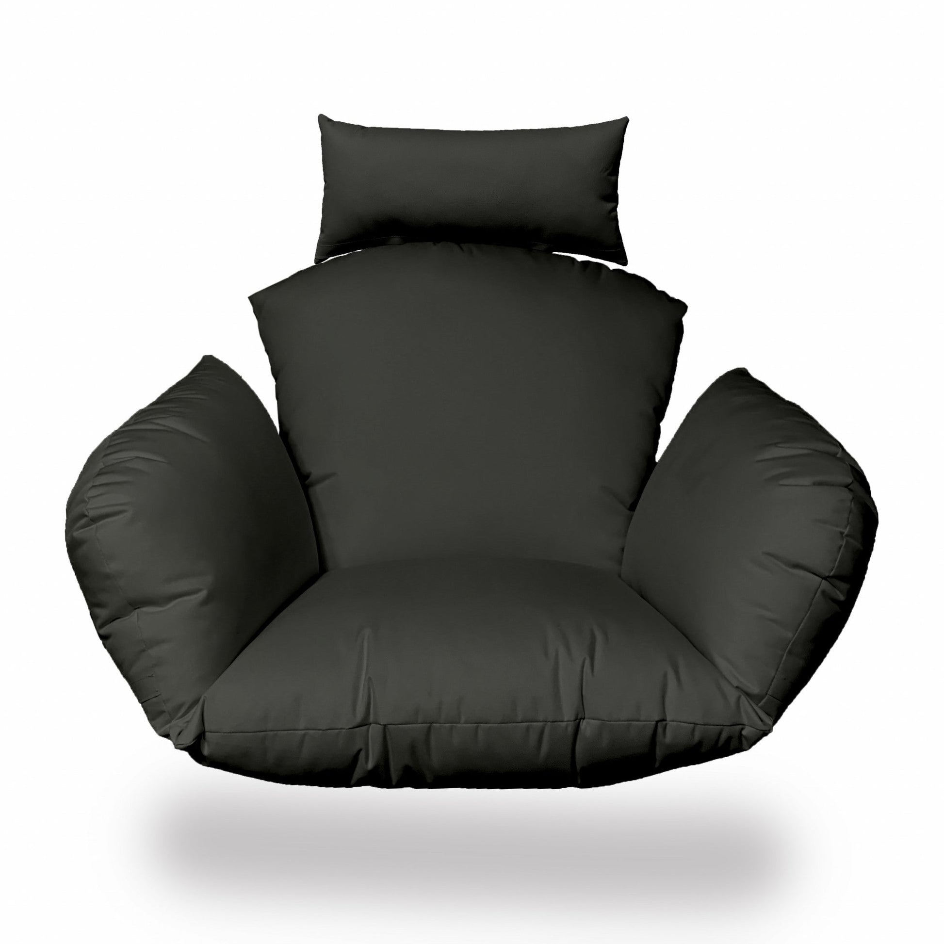 HomeRoots Primo Charcoal Indoor Outdoor Replacement Cushion for Egg Chair
