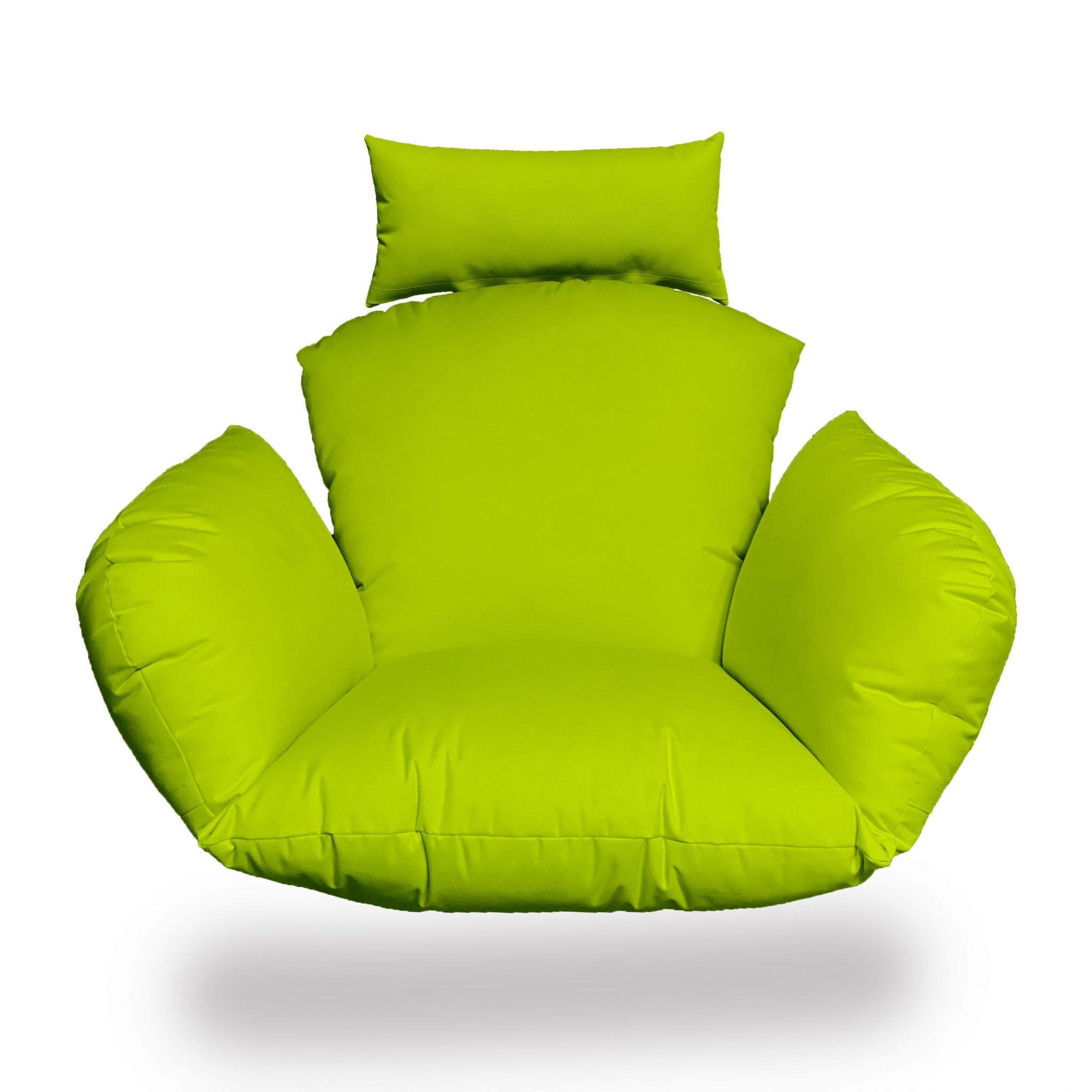 HomeRoots Primo Neon Green Indoor Outdoor Replacement Cushion for Egg Kitchen Oasis