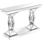 HomeRoots Prism Console Table in Silver Finish