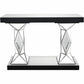 HomeRoots Prism Console Table in Silver Finish
