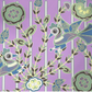 HomeRoots Purple Peacock Duo 80" x 68" Hanging Wall Tapestry