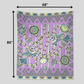 HomeRoots Purple Peacock Duo 80" x 68" Hanging Wall Tapestry