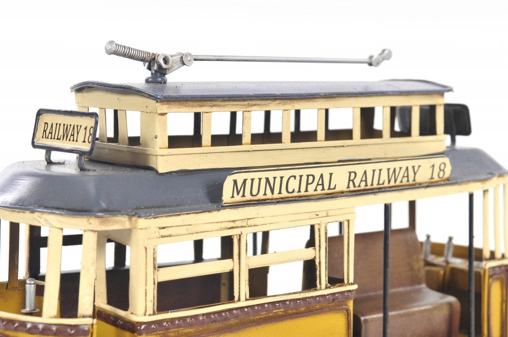 HomeRoots Railway Cable Car Sculpture