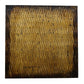 HomeRoots Raw Wood Look Gold Finish Square Wall Art Medium