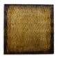HomeRoots Raw Wood Look Gold Finish Square Wall Art Medium