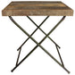 HomeRoots Reclaimed Wood Folding Table in Natural Finish