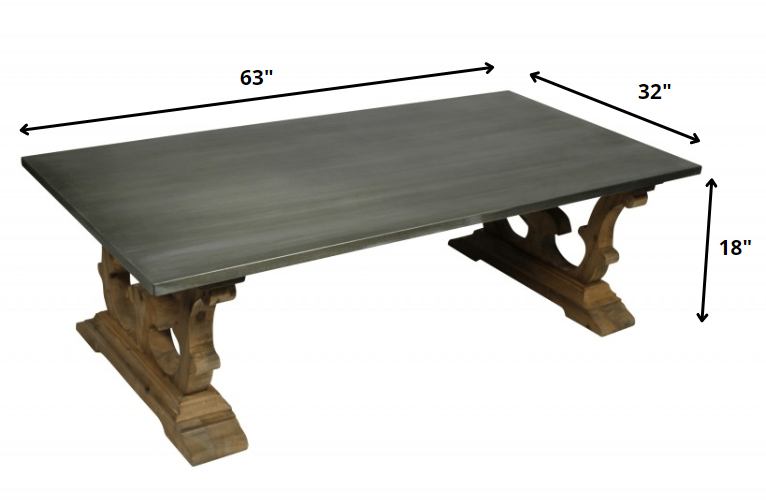 HomeRoots Coffee Table - Thumbnail 3