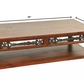 HomeRoots Rectangular Wooden Coffee Table in Brown Finish