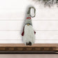 HomeRoots Red and Grey Winter Gnome with Snowflakes
