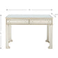 HomeRoots Regal Feel Console Table in Champagne Finish