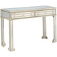 HomeRoots Regal Feel Console Table in Champagne Finish