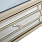 HomeRoots Regal Feel Console Table in Champagne Finish