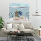 HomeRoots Romantic Brunch For Two Giclee 3 Wrap Canvas Wall Art
