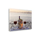 HomeRoots Romantic Sunset For Two City 2 Giclee Wrap Canvas Wall Art
