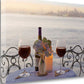 HomeRoots Romantic Sunset For Two City 3 Giclee Wrap Canvas Wall Art