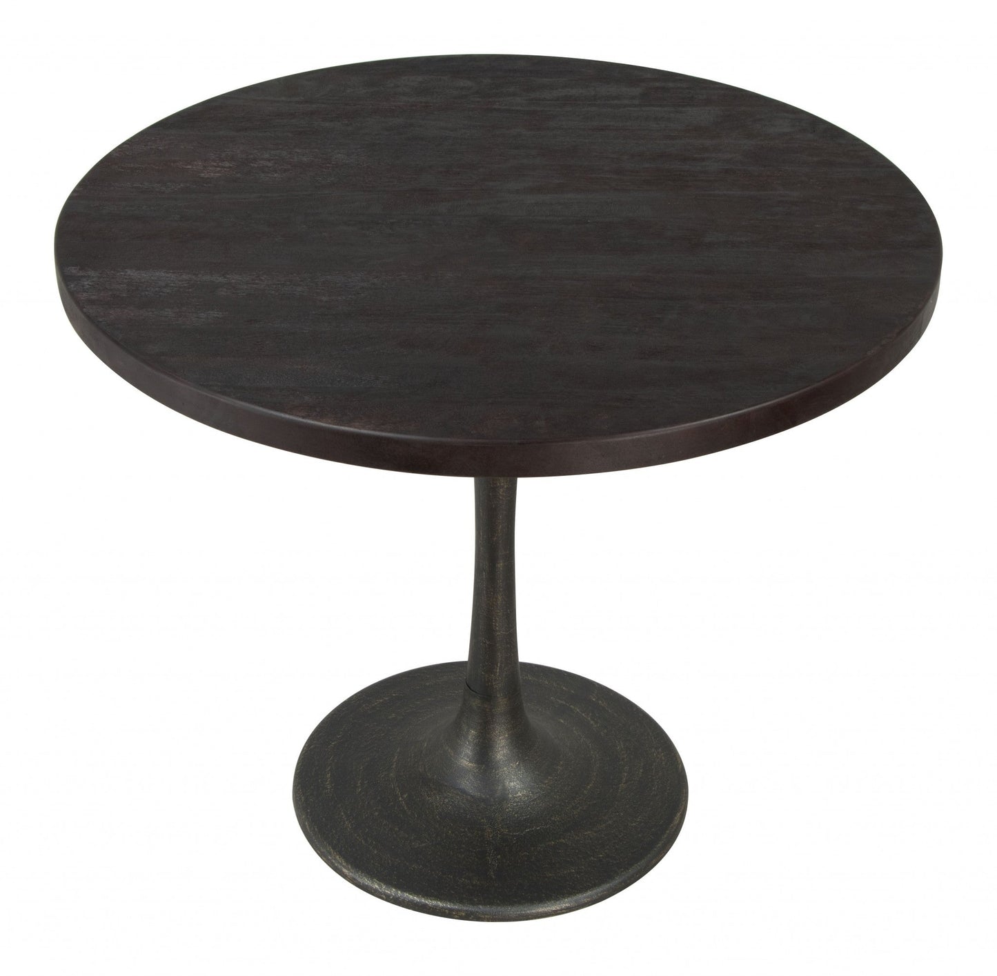 HomeRoots Round Black Dining Table