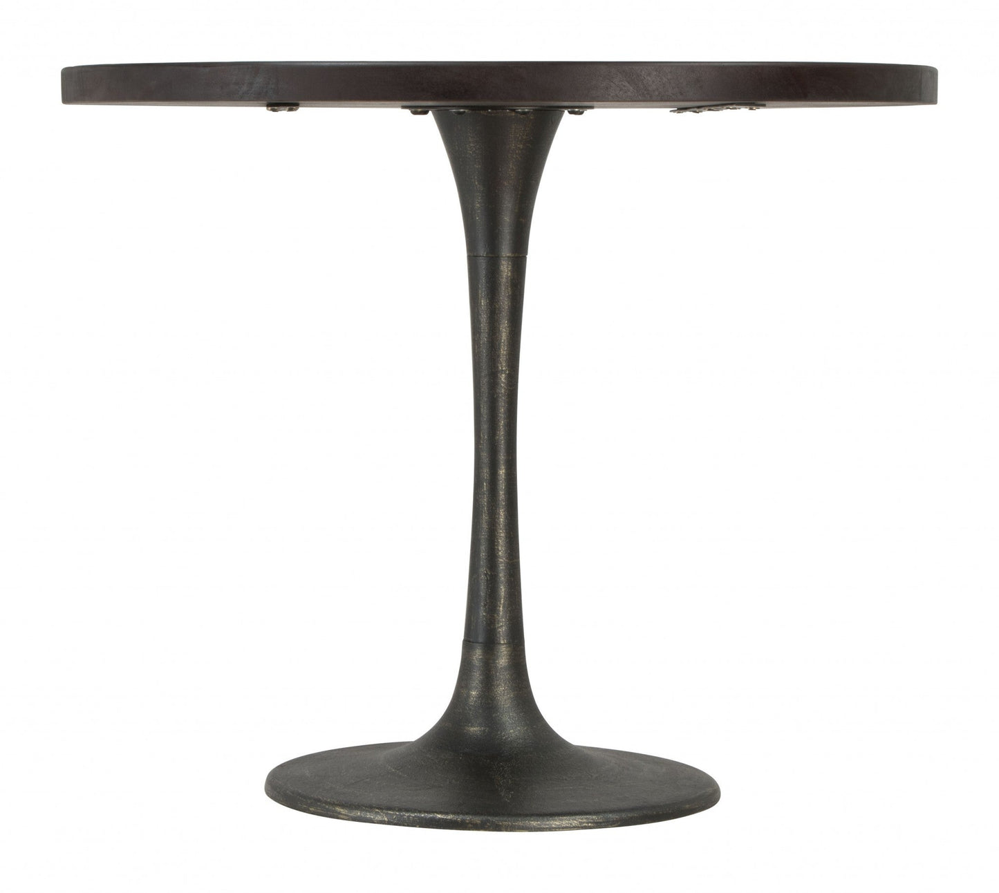 HomeRoots Round Black Dining Table