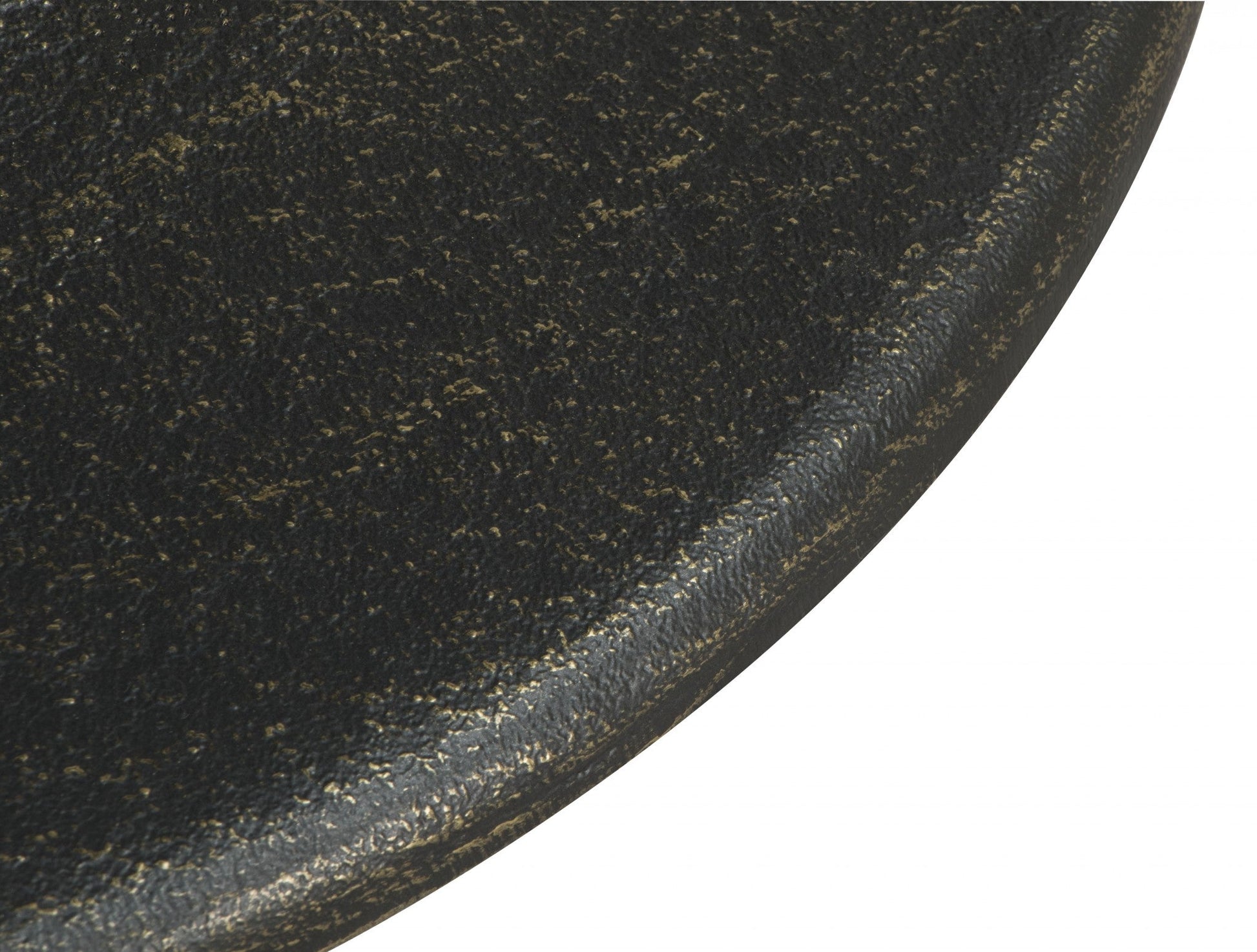 HomeRoots Round Black Dining Table