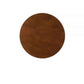HomeRoots Round Wooden Side Table in Walnut Brown Finish
