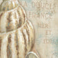 HomeRoots Rustic French Seashell 1 Giclee Wrap Canvas Wall Art