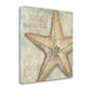 HomeRoots Rustic French Seashell 2 Giclee Wrap Canvas Wall Art